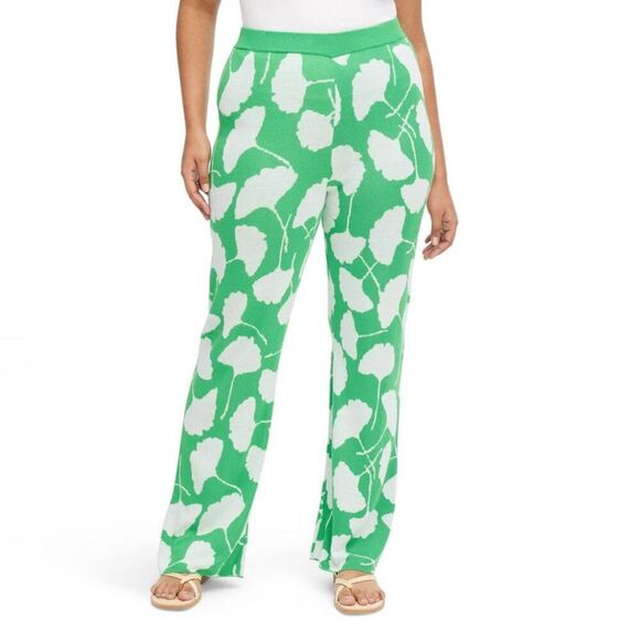 Diane von Furstenberg -  Womens Plus Standard Fit Ful Green - Picture 1 of 5